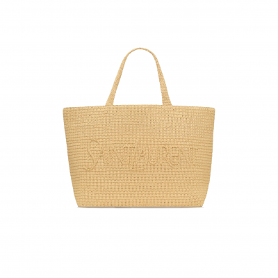 YSL SAINT LAURENT TOTE IN RAFFIA 776763GAAEL2063 (54*35*18cm)